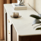 Solidwood Santa Rosa Sideboard with Sintered Stone Top, 150x42x81cm, Walnut