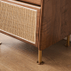 Solidwood Luxembourg Walnut Sideboard with Sintered Stone Top