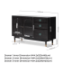 Solidwood Yelant Sideboard, 1.4m