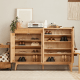 Solidwood Santa Rosa Shoe Cabinet with Drawers, 1.4m
