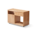 Solidwood Hemura Movable Side Table, 0.8m