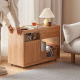 Solidwood Hemura Movable Side Table, 0.8m