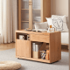 Solidwood Hemura Movable Side Table, 0.8m
