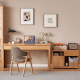 Solidwood Hemura Movable Side Table, 0.8m