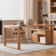 Solidwood Hemura Movable Side Table, 0.8m