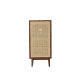 Solidwood Bailey Shoe Cabinet, 48x35cm, Walnut