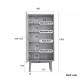 Solidwood Bailey Shoe Cabinet, 48x35cm, Walnut