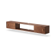 Solidwood Danya Wall-mounted Entertainment Unit, 1.8m