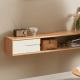 Solidwood Gabea Wall-mounted Entertainment Unit, 1.6m