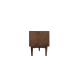 Solidwood Danya Entertainment Unit with Glass Doors, 2.2m