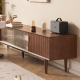 Solidwood Danya Entertainment Unit with Glass Doors, 2.2m