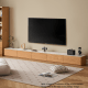 Solidwood Hemura Entertainment Unit with Sintered Stone Top, 2.4m