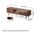 Solidwood Santa Rosa Entertainment Unit, 1.5m