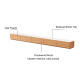 Solidwood Hemura Entertainment Unit with Sintered Stone Top, 3m