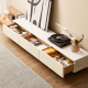 Solidwood Miaco Adjustable Entertainment Unit with Sintered Stone Top