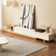 Solidwood Miaco Adjustable Entertainment Unit with Sintered Stone Top