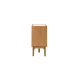 Solidwood Hemura Tall Entertainment Unit with Sintered Stone Top