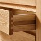 Solidwood Hemura Tall Entertainment Unit with Sintered Stone Top