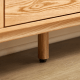 Solidwood Hemura Tall Entertainment Unit with Sintered Stone Top