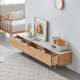 Solidwood Santa Rosa Entertainment Unit with Sintered Stone Top