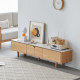 Solidwood Santa Rosa Entertainment Unit with Sintered Stone Top