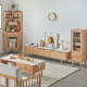 Solidwood Santa Rosa Entertainment Unit with Sintered Stone Top