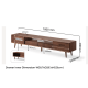 Solidwood Santa Rosa Entertainment Unit, 1.8m