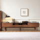 Solidwood Zephyr Walnut Entertainment Unit with Sintered Stone Top