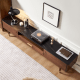 Solidwood Zephyr Walnut Entertainment Unit with Sintered Stone Top