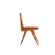 Solidwood Elvoraa Cherry Dining Table Set with 4 Chairs, 1.8m