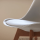 Solidwood Radiant Dining Chairs, Off-White, Set of 2