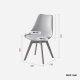 Solidwood Radiant Dining Chairs, Off-White, Set of 2