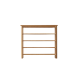 Solidwood Fuji Shoe Bench, 80x30x72cm, Oak