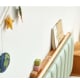 SolidWood Ayla Car Styling Small Queen Bed Frame, Beech