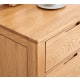 Solidwood Norway Chest of 5 drawers, 95x40CM, Oak