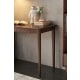 Solidwood Bailey Desk, Two Drawers, 120x53CM, Walnut