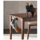 Solidwood Bailey Desk, A Drawer, 100x50CM, Walnut