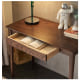 Solidwood Bailey Desk, A Drawer, 100x50CM, Walnut