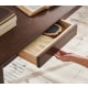 Solidwood Bailey Desk, A Drawer, 100x50CM, Walnut