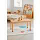 Solidwood Ayla Desk, 95x48CM, Beech