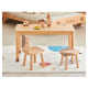 Solidwood Ayla Desk, 95x48CM, Beech