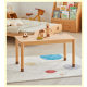 Solidwood Ayla Desk, 95x48CM, Beech