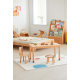 Solidwood Ayla Desk, 95x48CM, Beech