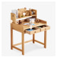 Solidwood Ayla Study Desk, 80x55CM, Beech