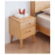 Solidwood Bailey Bedside Table, 36x32CM, Oak