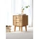 Solidwood Bailey Bedside Table, 36x32CM, Oak