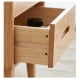 Solidwood Bailey Bedside Table, 36x32CM, Oak