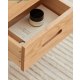 Solidwood Bailey Bedside Table, 36x32CM, Oak