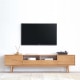 Solidwood Bailey TV Stand, 180x32x45CM, Oak