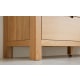 Solidwood Norway Chest of 6 drawers, 120x40CM, Oak